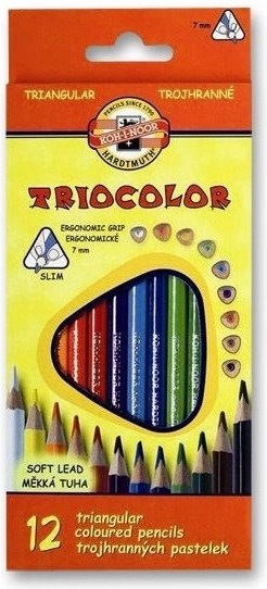 Trokutaste bojice TRIOCOLOR 18 kom