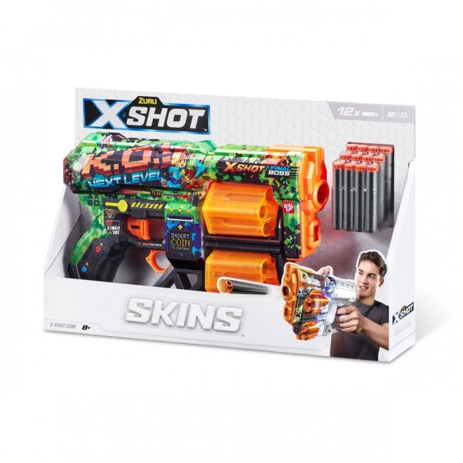 Pištolj s ispaljivačem X-Shot Skins Dread s 12 strelica, verzija B