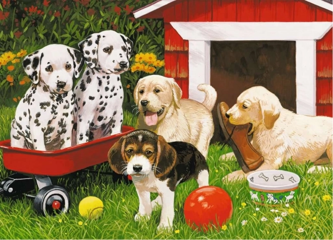 Ravensburger puzzle Štenićka zabava 60 komada