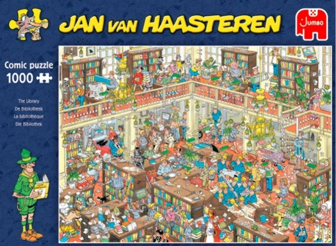 JUMBO Puzzle Knjižnica 1000 komada