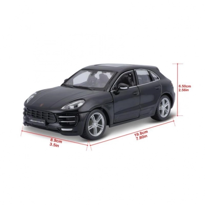 Bburago 1:24 Porsche Macan crne 18-21077