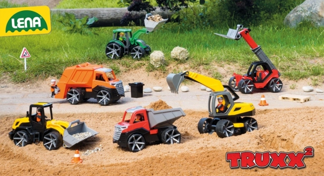 Auto Truxx 2 kamion kiperska plast 26cm s figuricom 27x15x16cm 24m+