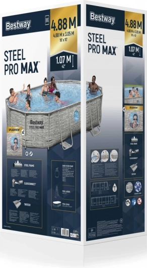 Samonosni bazen Bestway Power Steel Swim Vista 427 x 250 x 100 cm
