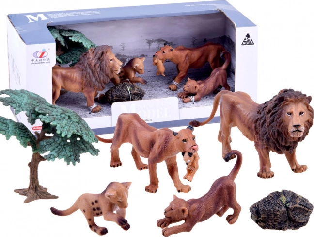 Set figura safari – obitelj tigrova – Lavovi