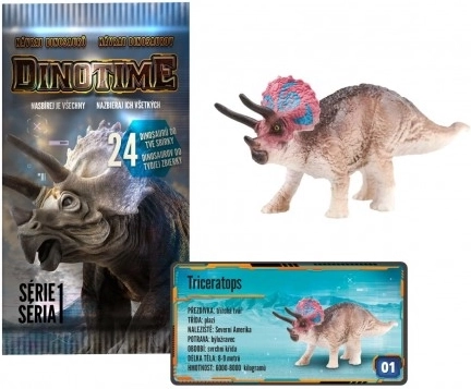 Figurica dinosaura DINOTIME plastična, mješavina vrsta, vrećica 8 × 15 cm