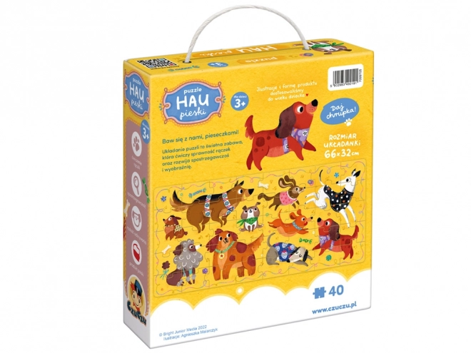CzuCzu Puzzle Hau Psići, 40 kom