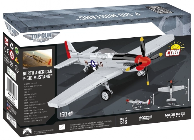 Top Gun P-51D Mustang 150 cigli