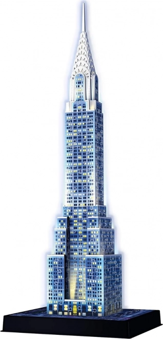 RAVENSBURGER Svjetleća 3D slagalica Noćna edicija Chrysler Building 216 dijelova