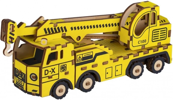 Woodcraft drvene 3D puzzle Dizalično vozilo