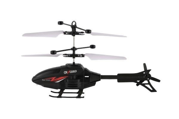 Plastični helikopter 16cm koji reagira na pokret ruke s USB kabelom za punjenje u kutiji 22x15x5cm