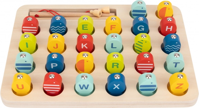 Drvena ribolovna igra Učenje slova Tooky Toy