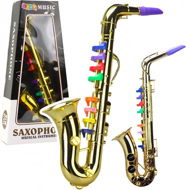 Dječji glazbeni instrument – zlatni saksofon