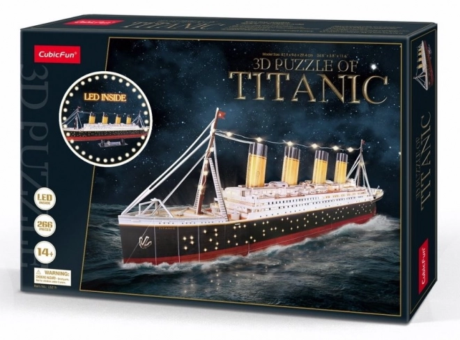 3D LED Puzzle Titanic