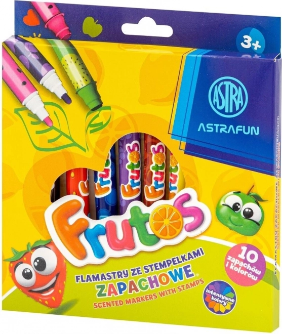 ASTRA mirisni flomasteri Frutos, 10 kom