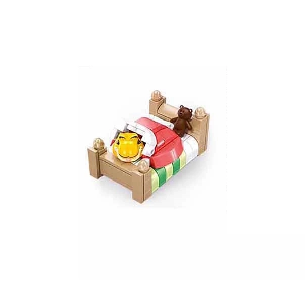Sluban konstruktor Garfield u krevetu
