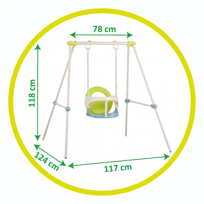 Dječja ljuljačka 120 cm, metalna konstrukcija