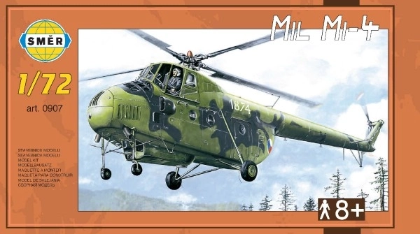 Model helikoptera Mil Mi-4 u kutiji 34x19x5,5cm