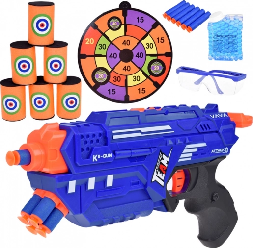 Igračka pištolj SPACE GUN s pjenastim i gel kuglicama