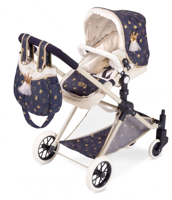 DeCuevas 80732 Kolica za lutke 3 u 1 XL s torbom Classic Gold 2020 - 81 cm