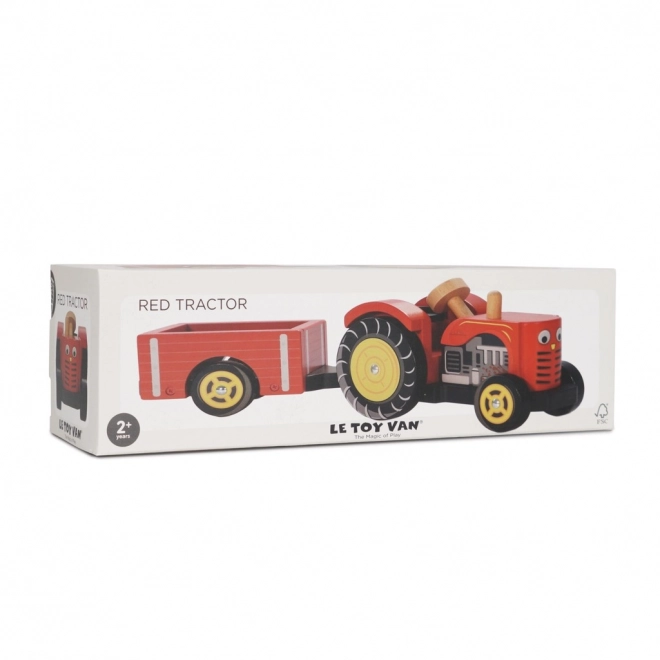 Le Toy Van crveni traktor i prikolica