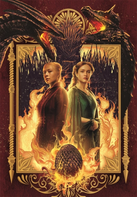 Slagalica 1000 dijelova House of the Dragon compact – CLEMENTONI
