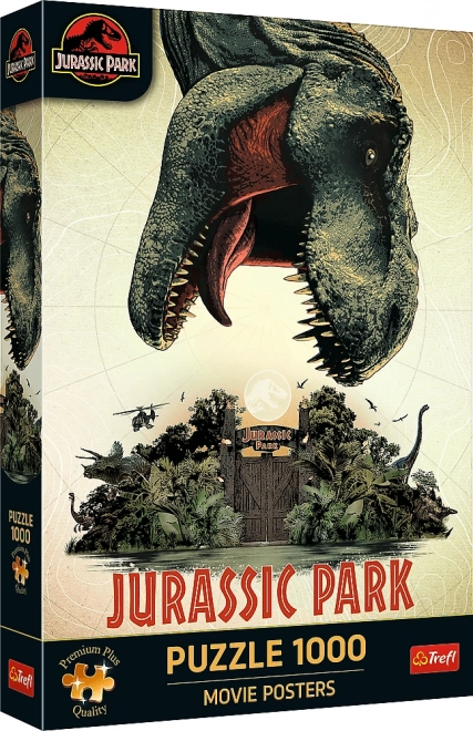 TREFL Puzzle Premium Plus Jurassic Park: Filmski plakat 1000 komada