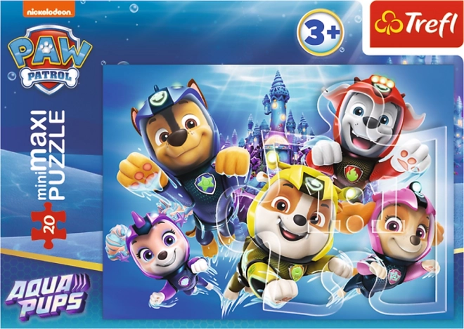 Puzzle Tlapková patrola miniMAXI 20 dijelova