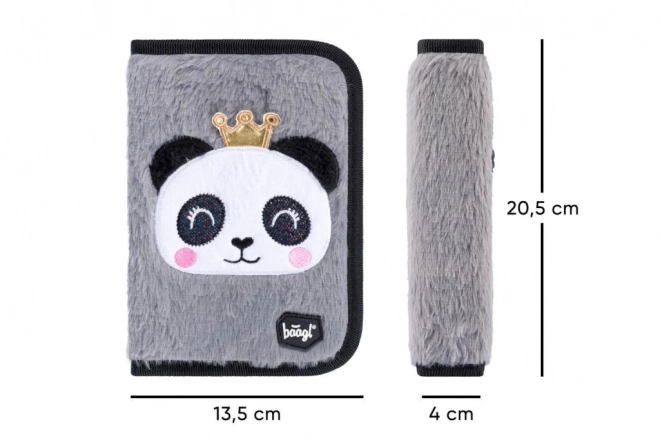 BAAGL SET 3 Zippy Panda: školska torba, pernica, vrećica