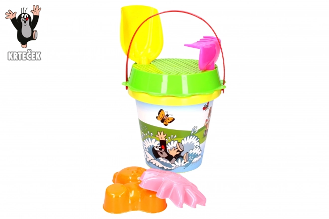 Set s pijeskom Krtica 1,5 L žuta