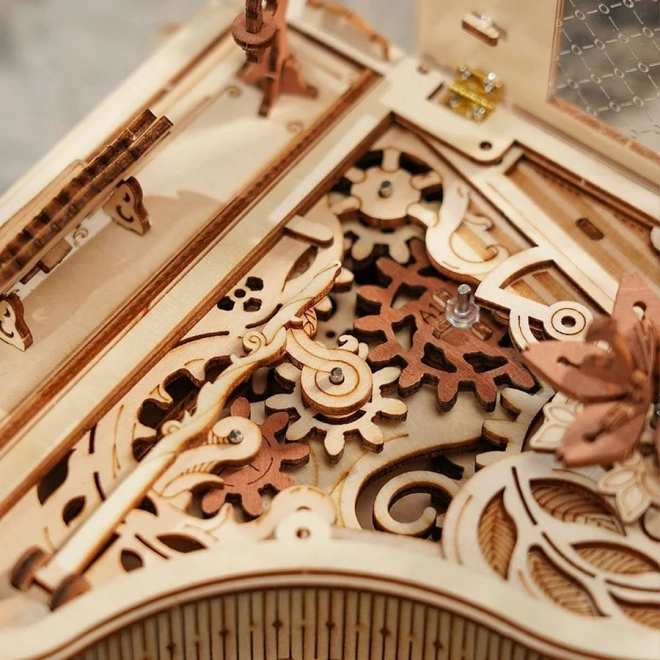 RoboTime 3D Drvene mehaničke puzzle Čarobni klavir (električni pogon)