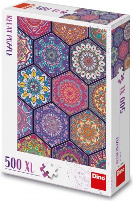 Opuštajući puzzle s mandalama 500 XL dijelova