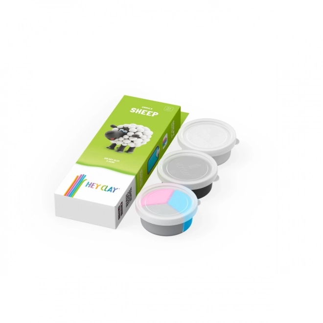 Plastična masa Hej Clay Set Životinje Ovca