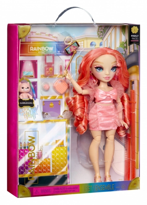 Rainbow High Novi Prijatelji Moda Lutka - Pinkly Paige Pink