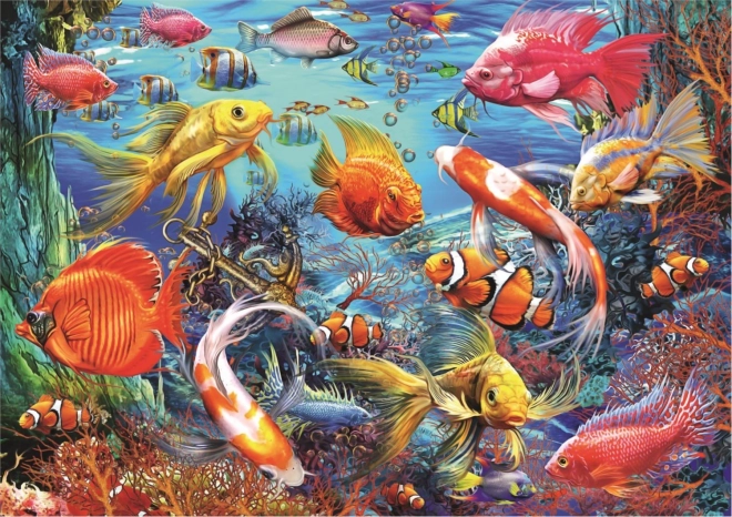 TREFL Puzzle Skriveni Oblik: Podvodni Život 1060 komada