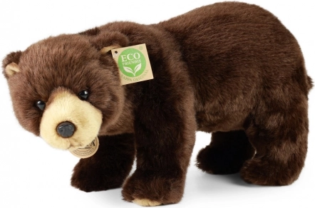 Plišani smeđi medvjed stojeći 40 cm eco-friendly