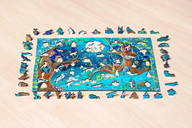 Drvene puzzle čarobna šuma 500 dijelova