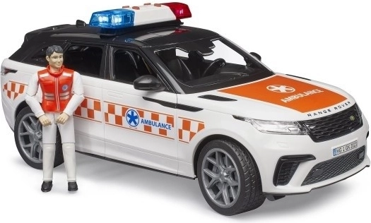 Vozilo hitne službe Range Rover Velar s vozačem i figuricom spasioca