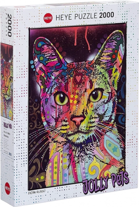 Puzzle 2000 dijelova Abesinska mačka