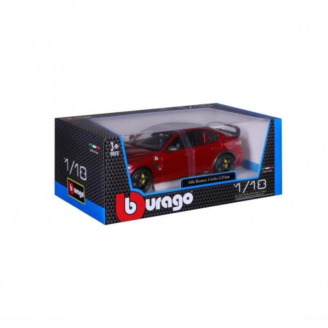 Bburago 1:18 Plus - Alfa Romeo Giulia GTAm - Metalik crvena