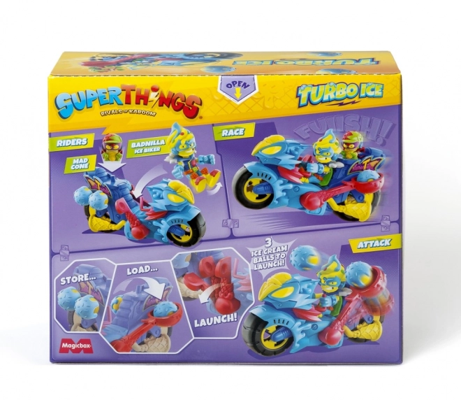 Superthings s turbo motocikl turbo ledeni