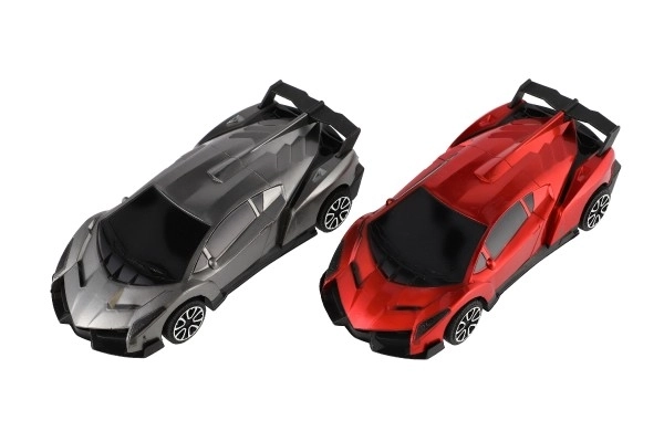Auto trkaći plastika 22cm na zamajac 2 boje u vrećici 17,5x27cm