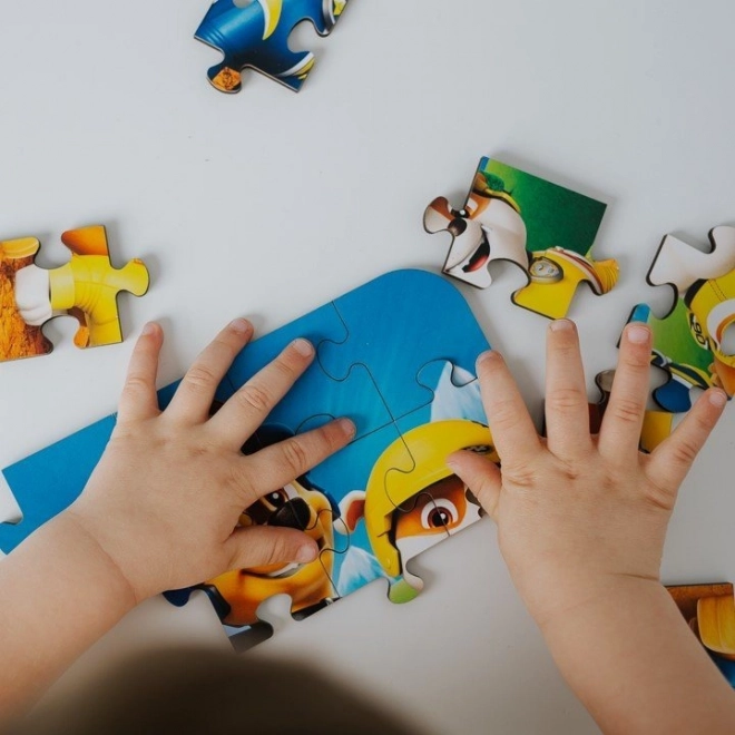 Puzzle 24 drvenih dijelova Psići u ophodnji