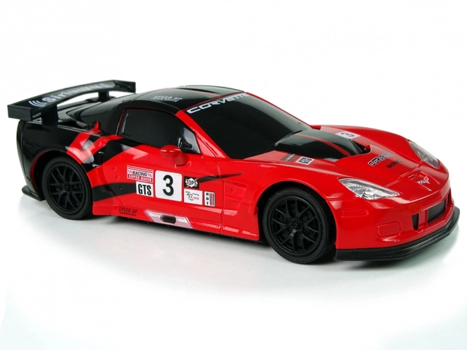 Sportski auto R/C 1:24 Corvette C6.R crvena s osvjetljenjem