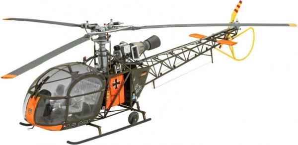 Plastični modelarski komplet Helikopter Alouette II 1/32