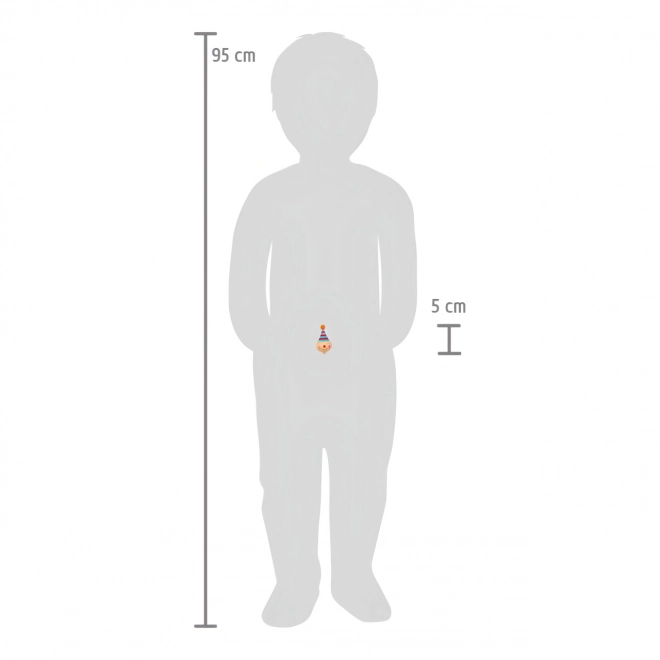 Drvena vrteška Small Foot - klaun