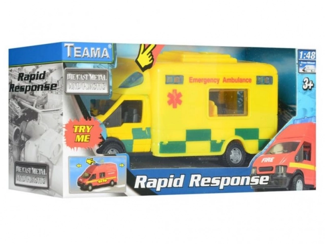 Metalni auto Rapid 1:48 sa zvukom