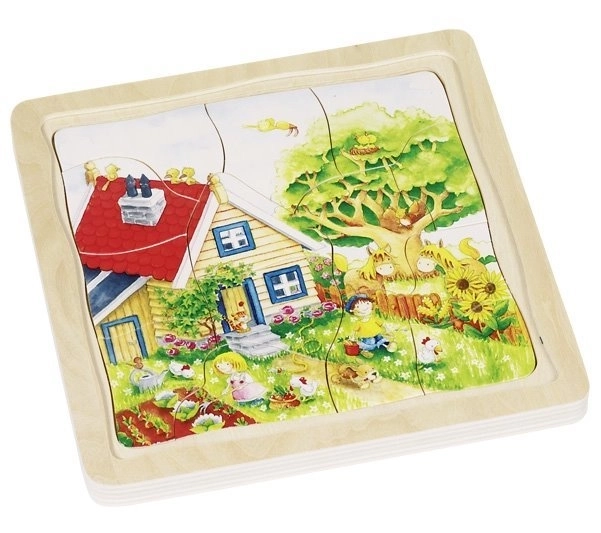 Razvojne drvene puzzle Godišnja doba