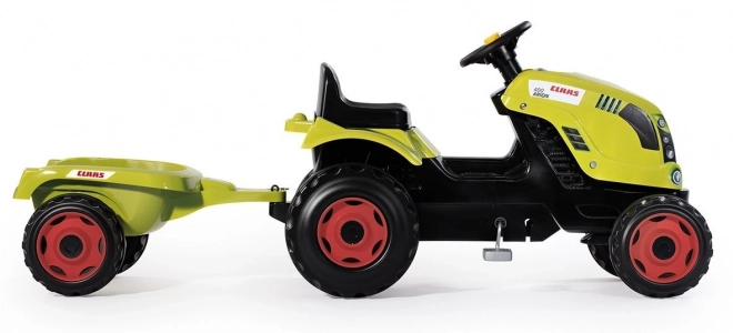 Pedalni traktor CLAAS Arion 400 s prikolicom zelen