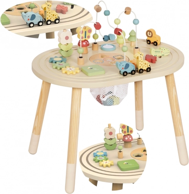 Drveni stol Aktiviteta Safari TOOKY TOY