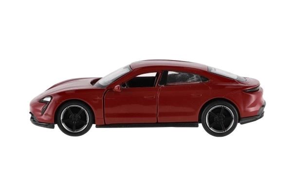 Auto Welly Porsche Taycan Turbo S metalik/plast 12 cm 4 boje na povlačenje 12 kom u kutiji